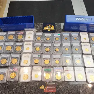 Coin and bullion piece 13 on display