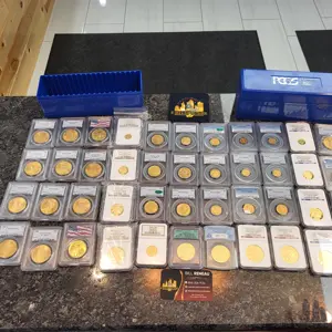 Coin and bullion piece 14 on display