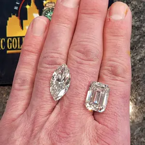 Diamond piece 15 on display