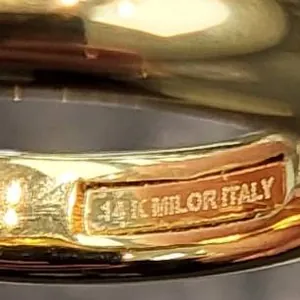 Gold jewelry piece 11 on display